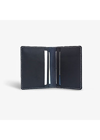 Ví namecard da bò V131, ví đựng thẻ card holder da thật nhỏ gọn, thương hiệu Bụi leather chuyên đồ da thật