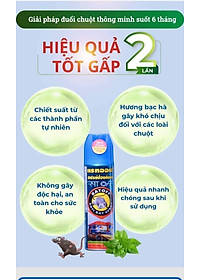 Bình xịt đuổi chuột hương thơm Thái lan n toàn khi sử dụng-Chai to