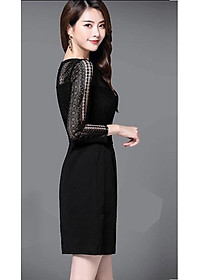 Đầm Công Sở Nữ Phối Ren