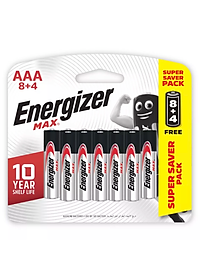 Nơi bán Pin Max 8 + 4 Viên Energizer E92 BP8+4 AAA