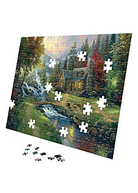 Tranh xếp Hình Tia Sáng Suối Nhạc (247 Mảnh Ghép)