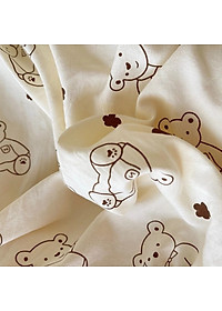 Chăn cotton đũi xơ đậu nành mùa đông trần bông dày dặn giữ nhiệt tốt, chăn mền mùa đông nhập khẩu cao cấp KT 2mx2m3 - Hàng Chính Hãng MINIIN