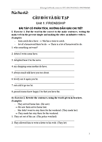 Bài Tập Tiếng Anh 11 Có Đáp Án - KV 	