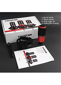 Mic thu âm Takstar PC-K320 [HÀNG CHÍNH HÃNG] - Micro hát karaoke - Mic livestream PC K320 - Mic PC K320 Takstar