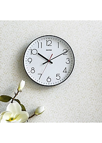 Đồng hồ treo tường Nhật Bản Rhythm CMG602NR02 – Kt 36.0 x 4.2cm, Vỏ nhựa, Dùng Pin.