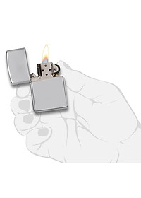 Bật Lửa Zippo Armor High Polished Chrome 167