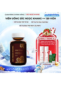 Viên uống Sắc Ngọc Khang ++ (120 viên) dòng cao cấp giúp chống lão hóa, giảm nám sạm và cân bằng nội tiết tố