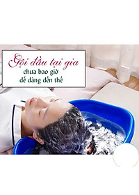 Chậu Gội Đầu Tại Gường Cho Người Già , Bà Bầu , Trẻ Nhỏ Nhựa Việt Nhật , Chậu Gội Đầu Nhựa Nguyên Sinh Đảm Bảo An Toàn Cho Bà Bầu Và Trẻ Em - Hàng Việt Nam ( Tặng kèm 5 khăn lau pakasa)