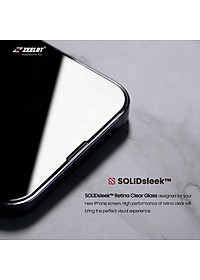 Miếng Dán Cường Lực ZEELOT SOLIDSLEEK Retina Clear cho iPhone 13 Pro Max / 13 Pro / 13 / 13 Mini_Hàng Chính Hãng