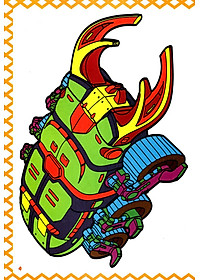 Sách Bé Tô Màu Siêu Nhân - Quyển D