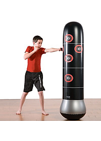 Vỏ Trụ Đấm Bốc Tự Cân Bằng Tặng Kèm Bơm Hơi - Trụ Đấm Bốc Cân Bằng Chính Hãng Amalife