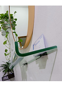 Gương Soi Kibath Hình Tròn Khung Viền Nhôm Sơn Tĩnh Điện, KB-137