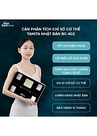  Cân điện tử kết nối điện thoại thông minh, phân tích 10 chỉ số cơ thể Tanita BC-402 Nhật Bản