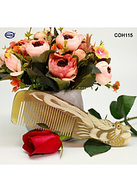 Lược sừng con Phượng (Size: L - 18cm) COH115 - Quà tặng ý nghĩa dành cho những người thân yêu - Chăm sóc tóc