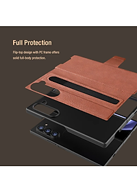 Bao Da dành cho Samsung Galaxy Z Fold 7 / Z Fold 6 hiệu Nillkin Aoge Leather Cao Cấp - Hàng nhập khẩu