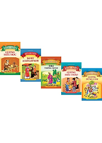 Combo 5 Cuốn Kể Chuyện Trí Tuệ, Nhân Nghĩa Người Xưa: Trí thông minh + Gương Hiếu Học + Gương Hiếu Thảo + Đạo Đức Và Cách Làm Người + Gương Dũng Cảm