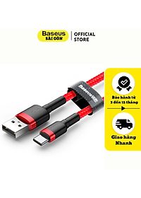 Cáp sạc Baseus Cafule Quick Charge và truyền dữ liệu tốc độ cao Usb to Type C 3A CATKLF- Hàng chính hãng