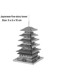 [Có sẵn] Mô Hình 3D Kim Loại Tự Lắp Ráp Công Trình Kiến Trúc Thế Giới [Tự ráp]
