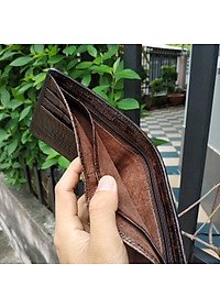 Bóp Nam Da Cá Sấu Thật 2 Mặt. GÙ CÁ SẤU NGUYÊN CON LỚN SIÊU ĐẸP