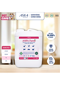 Dung Dịch Vệ Sinh, Diệt Khuẩn, Khử Mùi Chuồng Trại, Chăn Nuôi ASFA FARM 5 lít