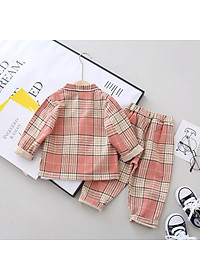 Bộ vest 3 chi tiết bé trai công tử nhỏ, chất thô dày dặn, phom dáng đẹp, kèm nơ xinh xắn, diện sinh nhật, sự kiện | MB26
