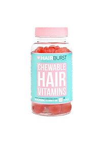 Kẹo dẻo vitamin chăm sóc, kích thích mọc tóc Hairburst Chewable Hair Vitamins 60 viên