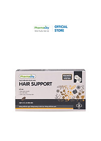 Viên hỗ trợ tóc khỏe, giảm rụng tóc, tóc bạc sớm Pharmacity Hair Support (Hộp 3 vỉ x 10 viên)
