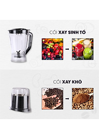 Máy Xay Thực Phẩm Đa Năng &amp; Trong 1 Mishio MK323 - Hàng Chính Hãng