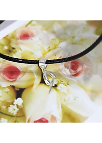 Móc Bạc Làm Mặt Dây Chuyền Đá Phong Thủy BẠC HIỂU MINH MMB001