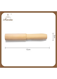 Dùi chuông xoay Nepal - Dùi gỗ bọc da cao cấp - singing bowl - Chùi gỗ đánh chuông xoay - mõ gỗ tụng kinh - Amrita