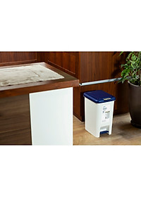 Thùng Rác Nhựa Cao Cấp Đạp Chân Nắp Đậy Chữ Nhật 15 Lít Inochi Nhật Bản- (230 x 309 x 398 mm) - Giao màu ngẫu nhiên