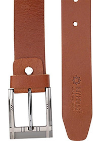 Thắt Lưng Nam Da Bò 1 Lớp Huy Hoàng HT4104 (120 x 3.5 cm) - Màu Da