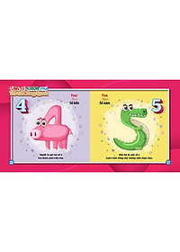 Sách - Cùng Bé Khám Phá Thế Giới Xung Quanh - Số Đếm - Sách Song Ngữ (Bìa cứng)