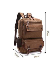 Balo nam vải canvas cao cấp phong cách mới 15,6"