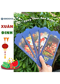 Combo 5 Cái Bao Lì Xì Thiết Kế Họa Tiết Hình Lân 2025 Giấy Cứng C150 Siêu Dày Dặn - SBOOKS