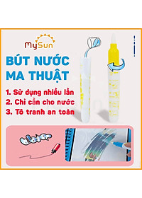 Sách tranh tô màu nước bút ma thuật thần kỳ diệu cho bé 2 3 4 5 tuổ
