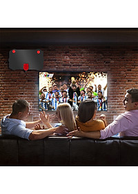 Ăng Ten Tivi Kỹ Thuật Số Mặt Đất, Anten Thu Sóng Tín Hiệu Kỹ Thuật Số, Ăng Ten Tv Khuếch Đại Tín Hiệu Kỹ Thuật Số Trong Nhà, Ang Ten Bắt Tín Hiệu Kỹ Thuật Số Tại Nhà, Anten DVB-T2 4k 1080P Dễ Sử Dụng
