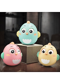 Đồ Chơi Lật Đật Phát Âm Thanh Hình Con Gà , Chớp Mắt , Có Nhạc Nhẹ Nhàng Cho Bé Yêu - Đồ Chơi Ngộ Nghĩnh Cho Bé Từ 3 Tháng Tuổi Trở Lên - PaKaSa