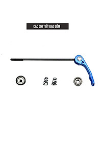 Ty Kẹp Trục, Khóa Mở Nhanh Trục Xiên Bánh Xe Đạp (2 Cái) Mai Lee