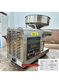 Máy ép dầu thực vật chuyên nghiệp phiên bản nâng cấp hoàn toàn thương hiệu cao cấp Septree T3 - Hàng Nhập Khẩu
