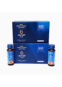 Thực phẩm chức năng – Tăng lực nhanh – Đông trùng hạ thảo Hector Sâm (Combo 2 hộp 20 chai) Dạng Nước, Uống Trực Tiếp, Tăng Cường Sinh Lý Nam Nữ,…