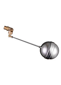Van cơ đồng, thân - phao Inox ren ngoài 21mm, 27mm dùng cho bồn nước gia đình, bồn phụ máy nước nóng NLMT