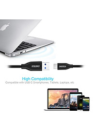 Bộ 2 dây cáp sạc nhanh PD Type-C dài 1m hiệu CHOETECH MIX00062 cho điện thoại / Macbook (sạc nhanh 3A / QC 3.0 , truyền tải dữ liệu cao, vật liệu cao cấp) - Háng chính hãng