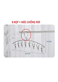 Móc Treo Quần Áo, Móc Phơi Đồ Trẻ Em Inox Kẹp Chống Rơi, Móc Treo Tất, Vớ, Đồ Lót Nhiều Kiểu Dáng
