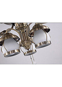 Đèn quạt trang trí COMARA 3 màu ánh sáng  - kèm bóng Led chuyên dụng