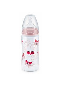 Bình Sữa Nhựa PP 300ml Núm Ti Silicone S1 Nuk NU66133 (Size M) - Màu Ngẫu Nhiên