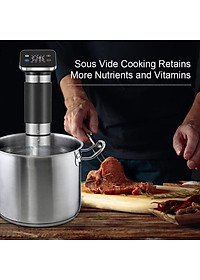 Máy nấu chậm Sous Vide BioloMix SV-9008 kết nối Wifi, công suất 1300W-Hàng chính hãng