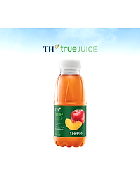 Thùng 24 chai nước trái cây TH true JUICE táo đào tự nhiên 350 ml (350 ml x 24)