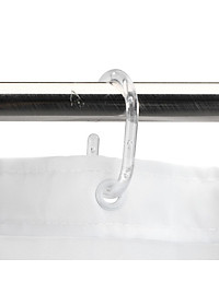 Rèm phòng tắm | JYSK Hagby  | polyester | trắng | R150xD200cm