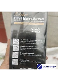 Dụng Cụ Mài Dao Kéo Lock&Lock 4 Lớp CKK114 - Màu Đen